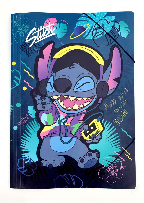 TECZKA PP A3 Z GUMKĄ - STITCH DISNEY CORE