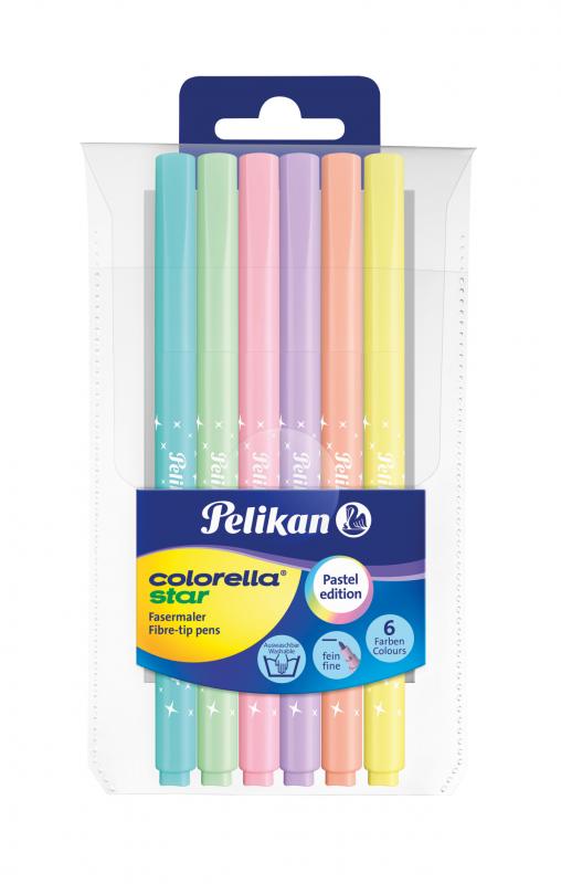 FLAMASTRY 6 COLORELLA STAR PASTEL C302
