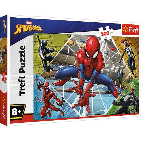 PUZZLE 300 TREFL WSPANIAŁY SPIDERMAN