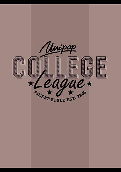 ZESZYT A4/60 # COLLEGE ELITE LAMINOWANY SOFT TOUCH 90G