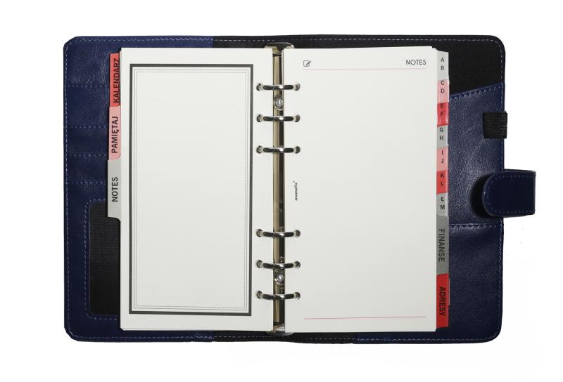 ORGANIZER B6 MEMOFIX GRANATOWY
