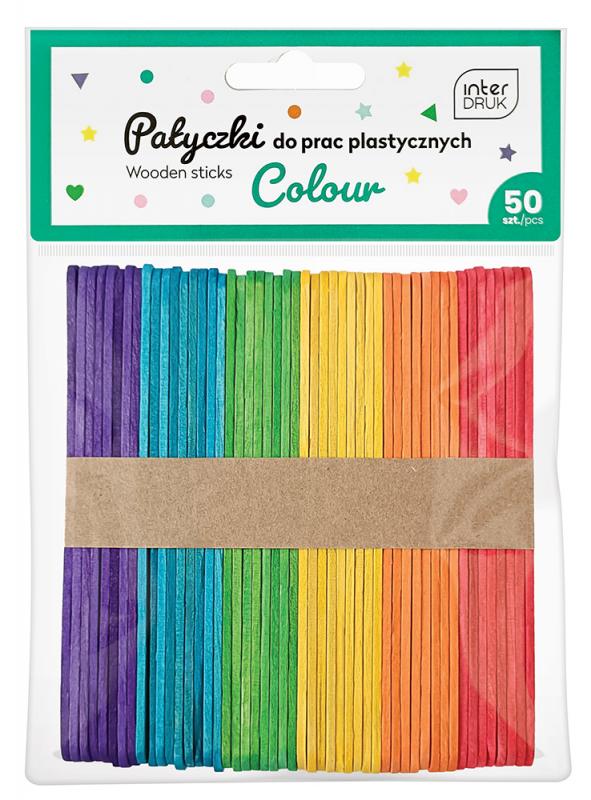 KOLOROWE PATYCZKI DO PR PLAST 113X10 50SZT