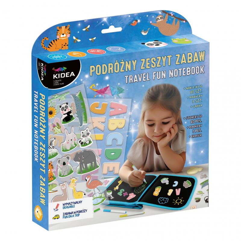 PODRÓŻNY ZESZYT ZABAW KIDEA