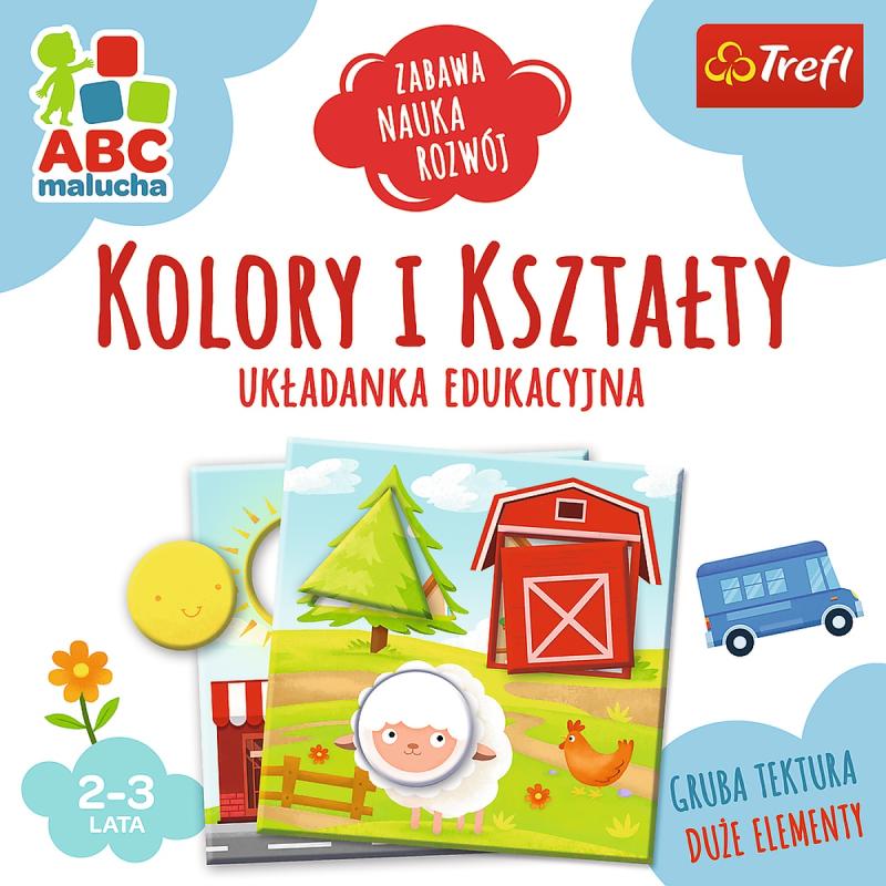 GRA TREFL KOLORY I KSZTAŁTY-ABC MALUCHA