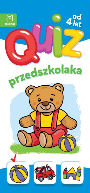 KSIĄŻECZKA QUIZ PRZEDSZKOLAKA Z MISIEM OD 4 LAT