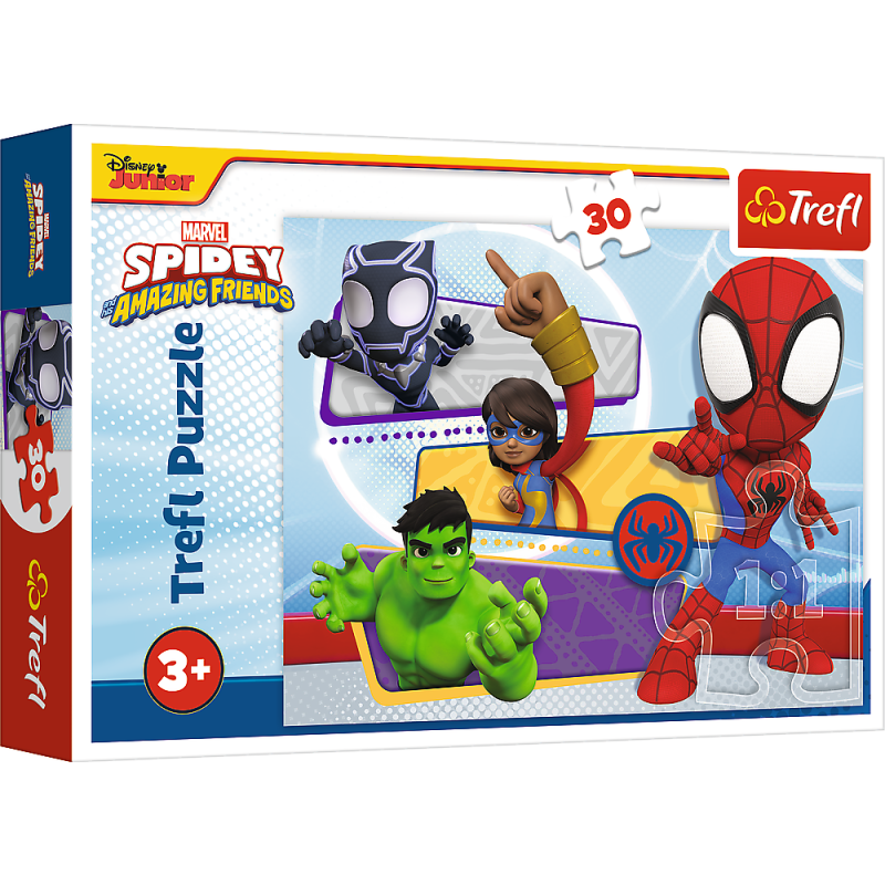 PUZZLE 30 TREFL ODWAŻNY SPIDEY