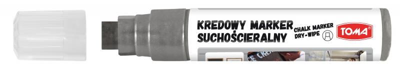 MARKER SUCHOŚĆ.KREDOWY 8X15MM SREBRNY