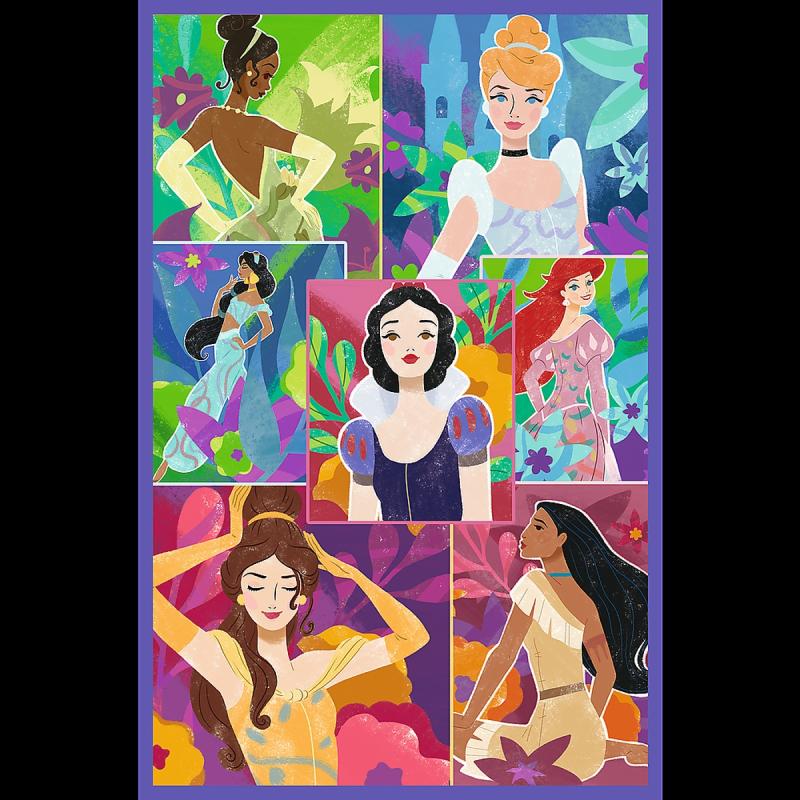 PUZZLE 3X80 TREFL KSIĘŻNICZKI PRZYJACIÓŁKI
