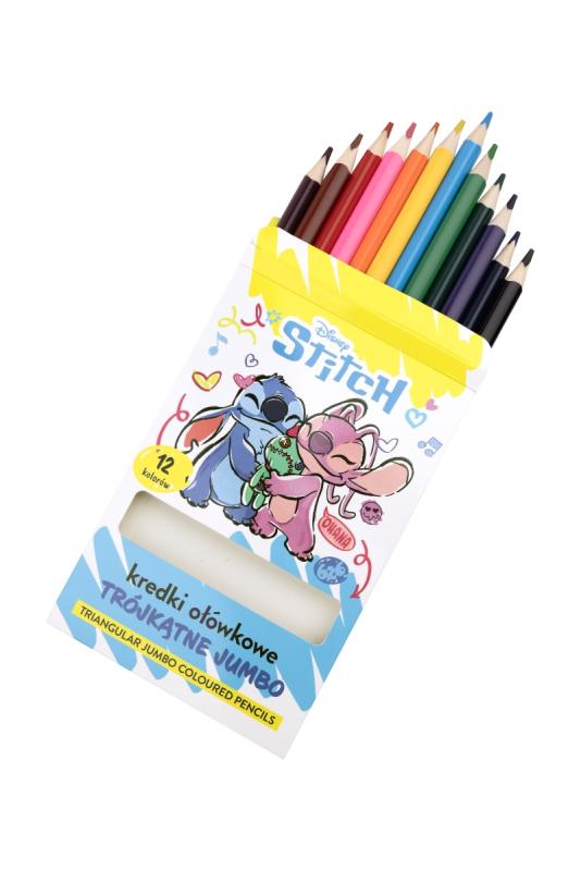 KREDKI OŁÓWKOWE 12 BENIAMIN TRÓJKĄTNE JUMBO STITCH