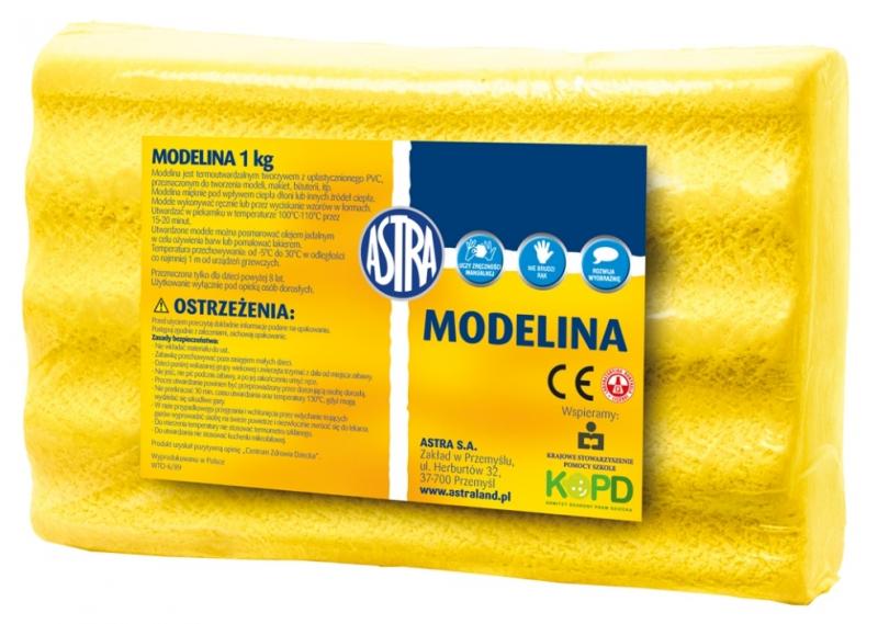 MODELINA 1 KG ASTRA ŻÓŁTA