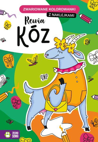 KSIĄŻECZKA ZWARIOWANE KOLOROWANKI.REWIA KÓZ