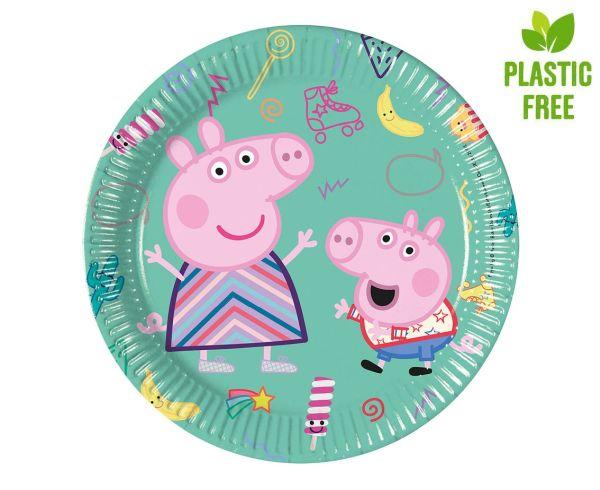 TALERZYKI PAPIEROWE PEPPA PIG 20CM/8SZT