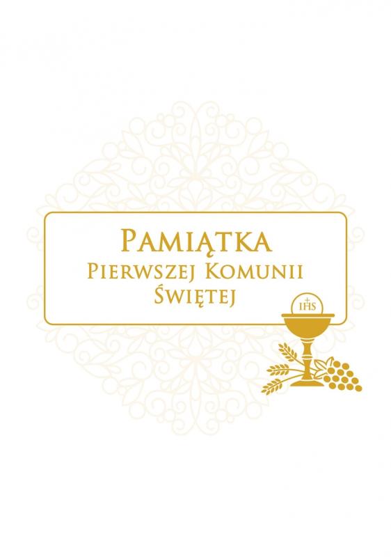 KSIĄŻECZKA OFERTA KOMUNIJNA. PAMIĄTKA PIERWSZEJ KOMUNII ŚWIĘTEJ B5