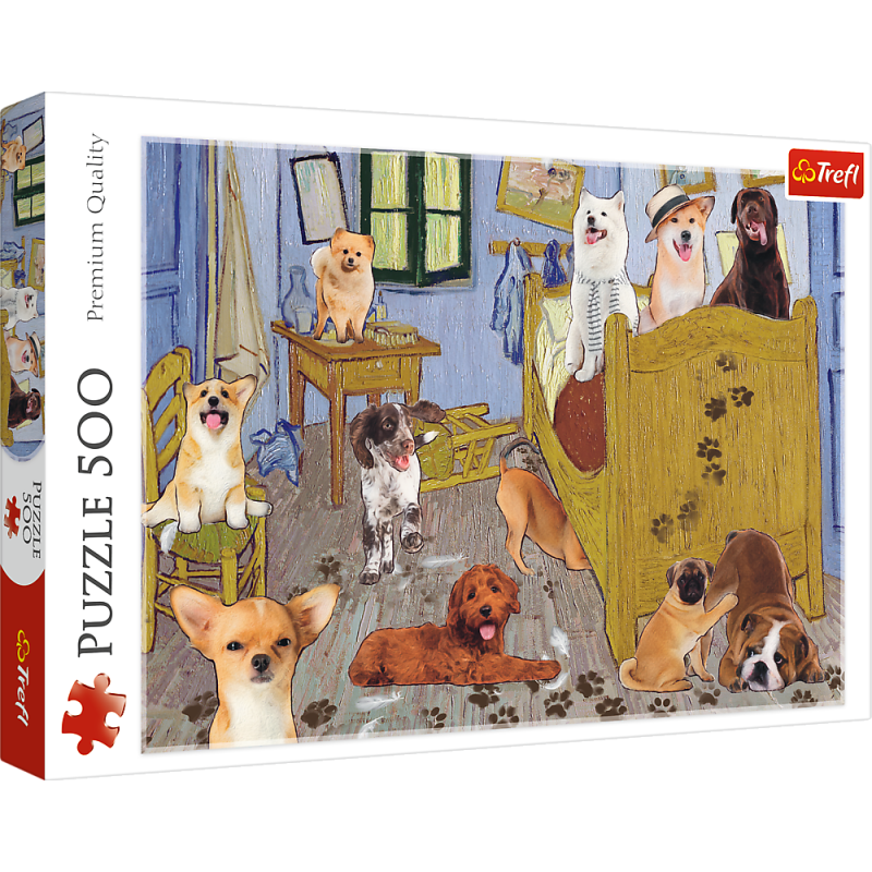 PUZZLE 500 TREFL POKÓJ VAN GOGHA – PSIA REWOLUCJA