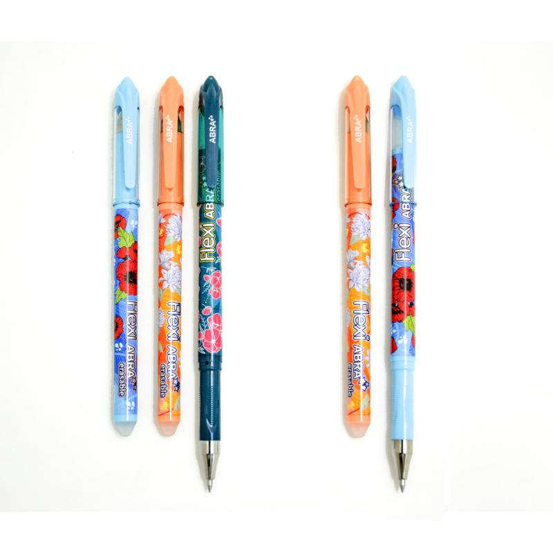 DŁUGOPIS ŚCIERALNY FLEXI ABRA FLORAL 3 SZT.+2 gratis PENMATE