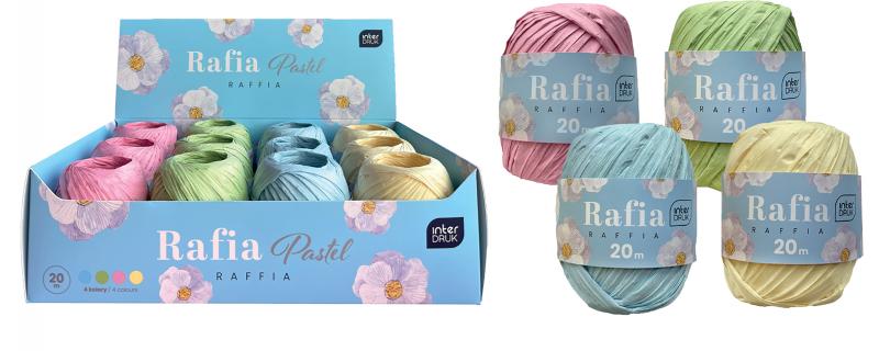 RAFIA NA SZPULCE 20M PASTEL A12