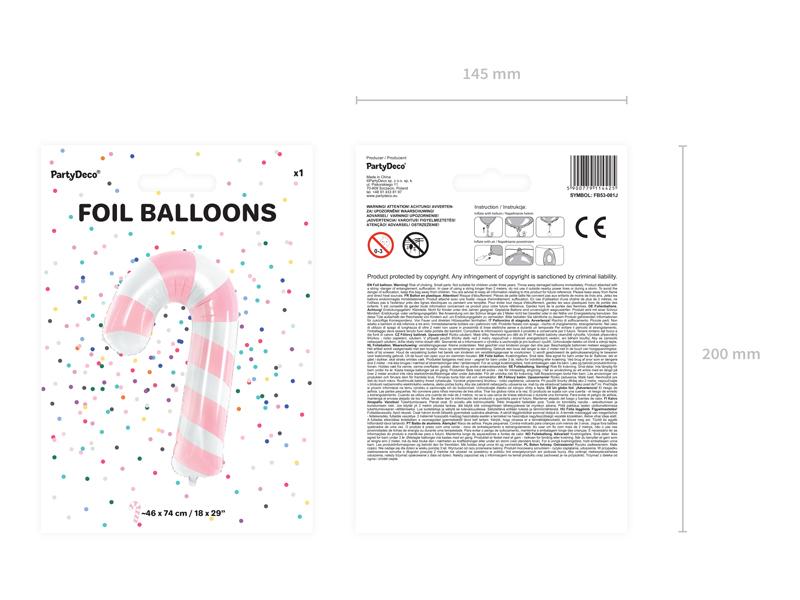 BALON FOLIOWY CUKROWA LASKA