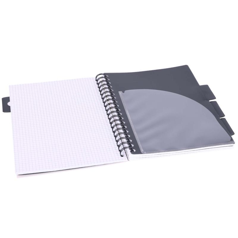 KOŁOZESZYT B5/100# BASIC SZARY 80G STRIGO
