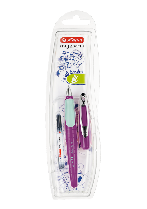 PIÓRO WIECZNE HERLITZ MY.PEN L LILA/MIĘTA