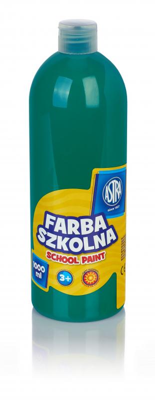 FARBA SZKOLNA ASTRA 1000ML SZMARAGDOWA