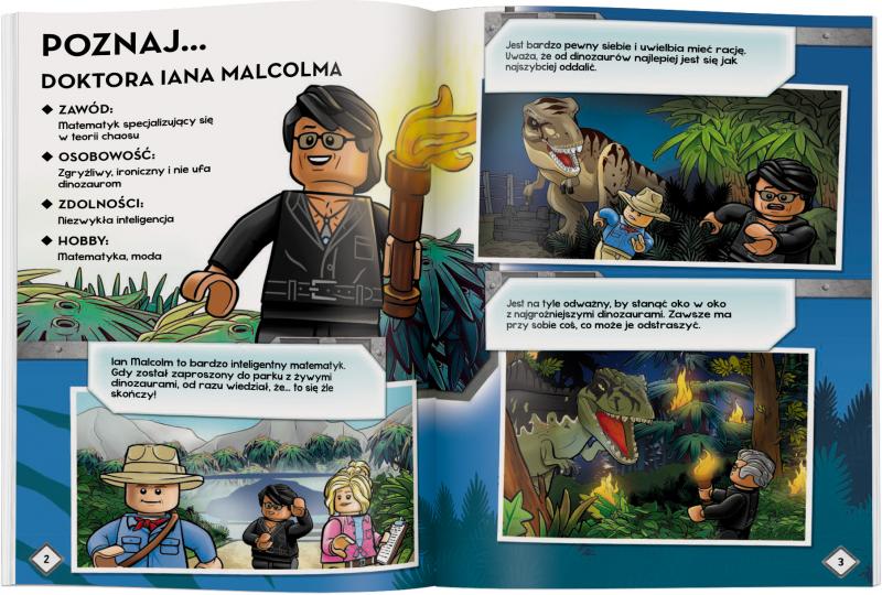 KSIĄŻECZKA LEGO JURASSIC WORLD. TAJEMNICE DINOZAURÓW