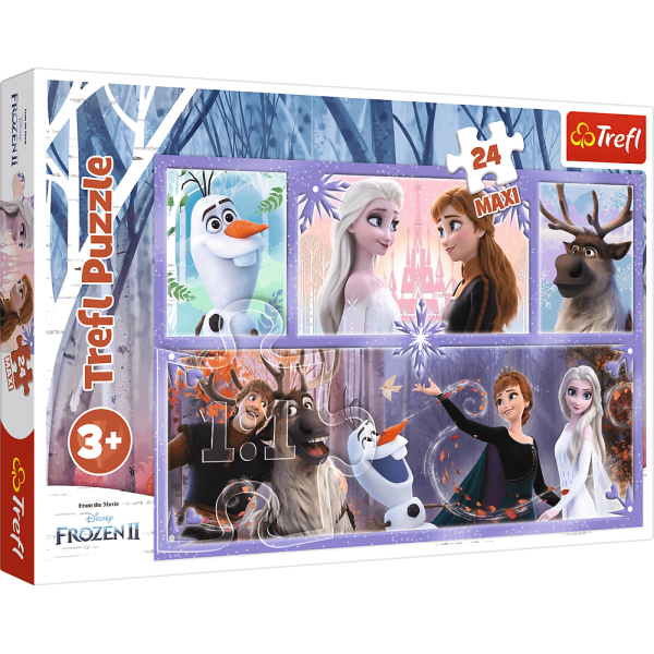 PUZZLE 24 TREFL MAXI ŚWIAT PEŁEN MAGII-FROZEN