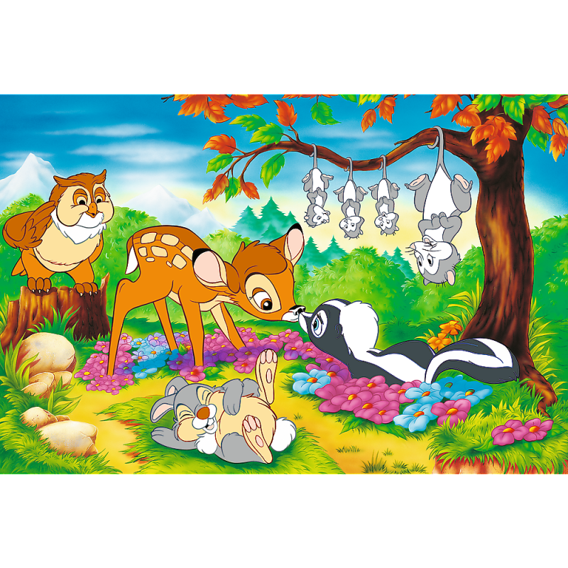 PUZZLE 160 TREFL BAMBI I LEŚNI PRZYJACIELE