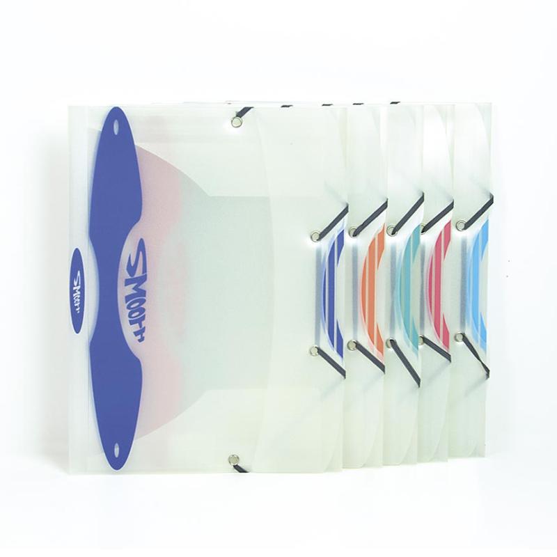 TECZKA OFERTOWA A4 SMOOTH 3 FLAP FOLDER FIOLETOWA