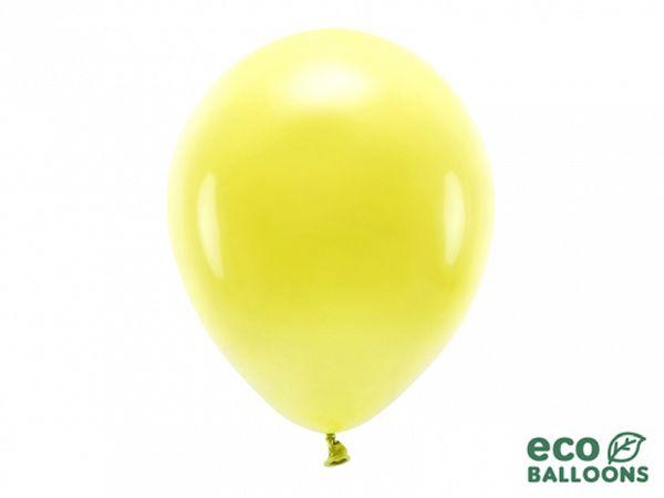 BALONY ECO PASTELOWE ŻÓŁTE A'100