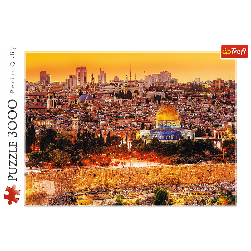PUZZLE 3000 TREFL DACHY JEROZOLIMY