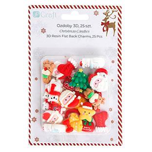 OZDOBY 3D 10SZT CHRISTMAS CANDY #ŚWIĘTA