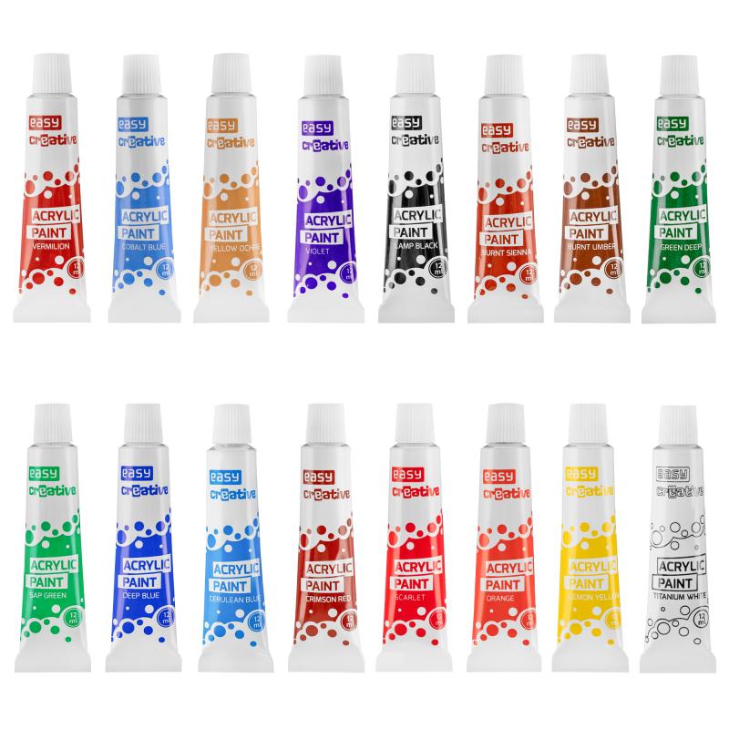 FARBY AKRYLOWE 16KOL 12ML