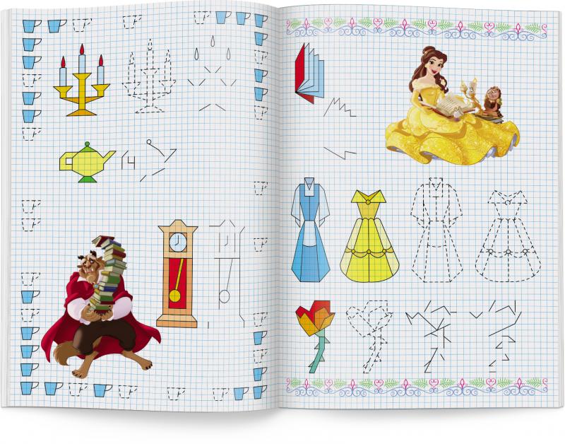 KSIĄŻECZKA DISNEY UCZY MIX. RYSUJEMY PO KRATKACH BANER