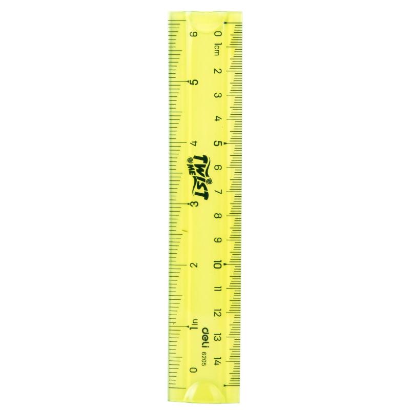 LINIJKA 15 CM DELI 6205 ELASTYCZNA