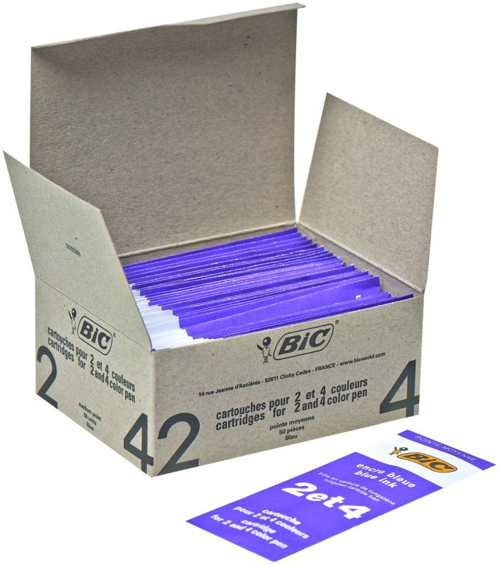 WKŁAD BIC DO 4 COLORS NIEBIESKI