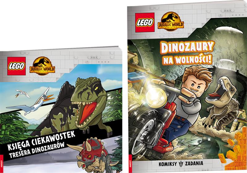 KSIĄŻECZKA LEGO JURASSIC WORLD.