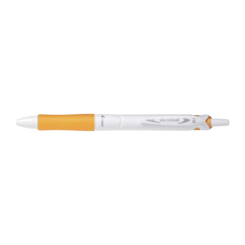 DŁUGOPIS PILOT ACROBALL WHITE M POMARAŃCZOWY BEEGREEN