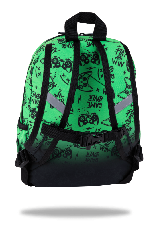 PLECAK DZIECIĘCY CP TOBY - GAME OVER GRADIENT GREEN