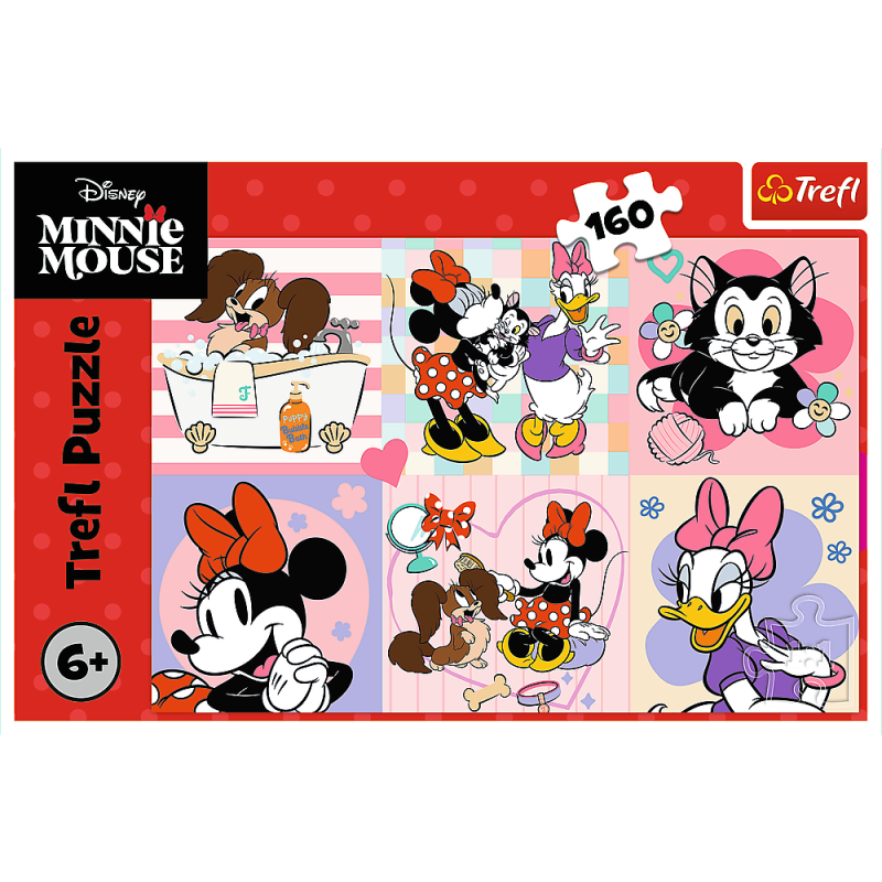 PUZZLE 160 TREFL KOLOROWY DZIEŃ MINNIE