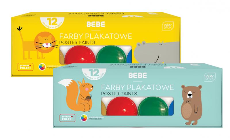 FARBY PLAKATOWE 12X20ML BB KIDS BBI