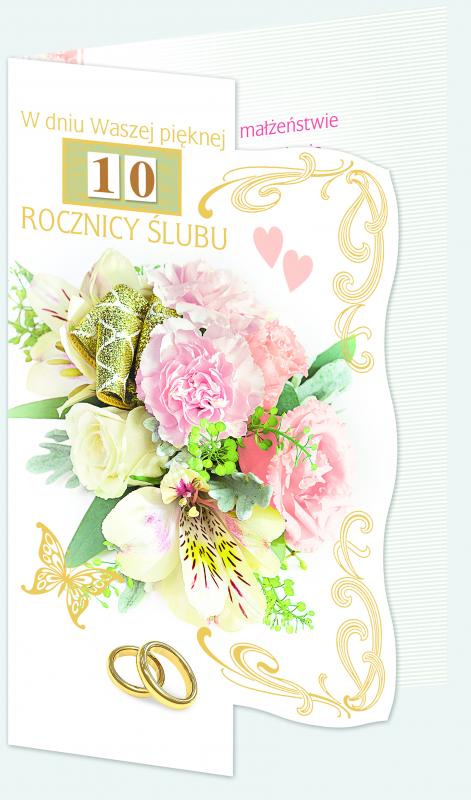 LAURKA A5 POLMAK POTRÓJNA ROCZNICA ŚLUBU PRZESUWANA