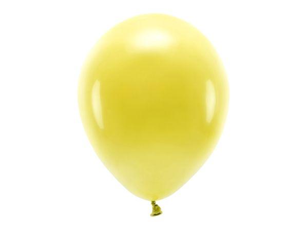 BALONY ECO PASTELOWE C.ŻÓŁTE A'100