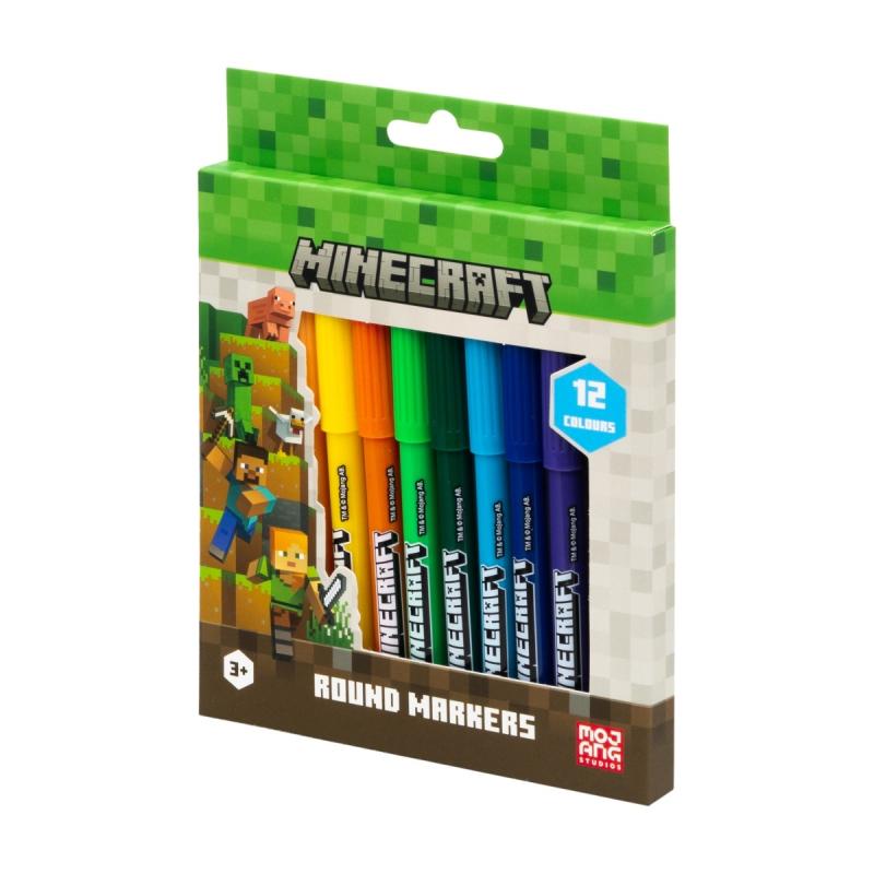 FLAMASTRY 12 ASTRA OKRĄGŁE MINECRAFT