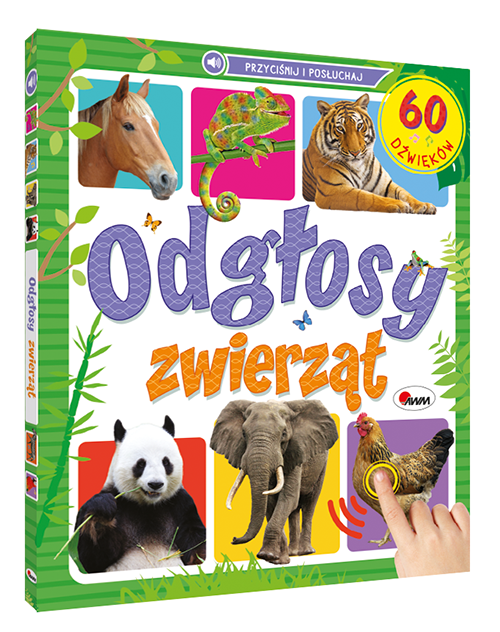 KSIĄŻECZKA ODGŁOSY ZWIERZĄT 60 DŹWIĘKÓW