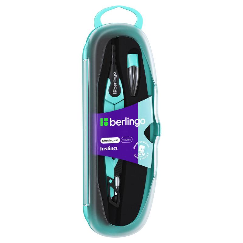 CYRKIEL BERLINGO METALOWY NA GRAFITY INSTICT 13,5CM 2 ELEMENTY MIĘTOWY ETUI PLASTIKOWE
