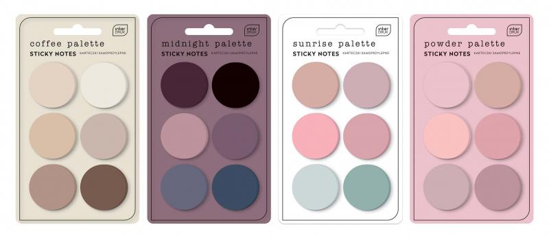 NOTES SAMOPRZYLEPNY KSZTAŁTY PALETTE