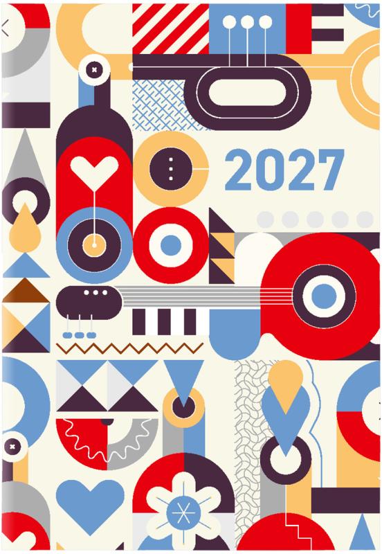 KALENDARZ KIESZONKOWY A7 PCV BEZBARWNE 2027