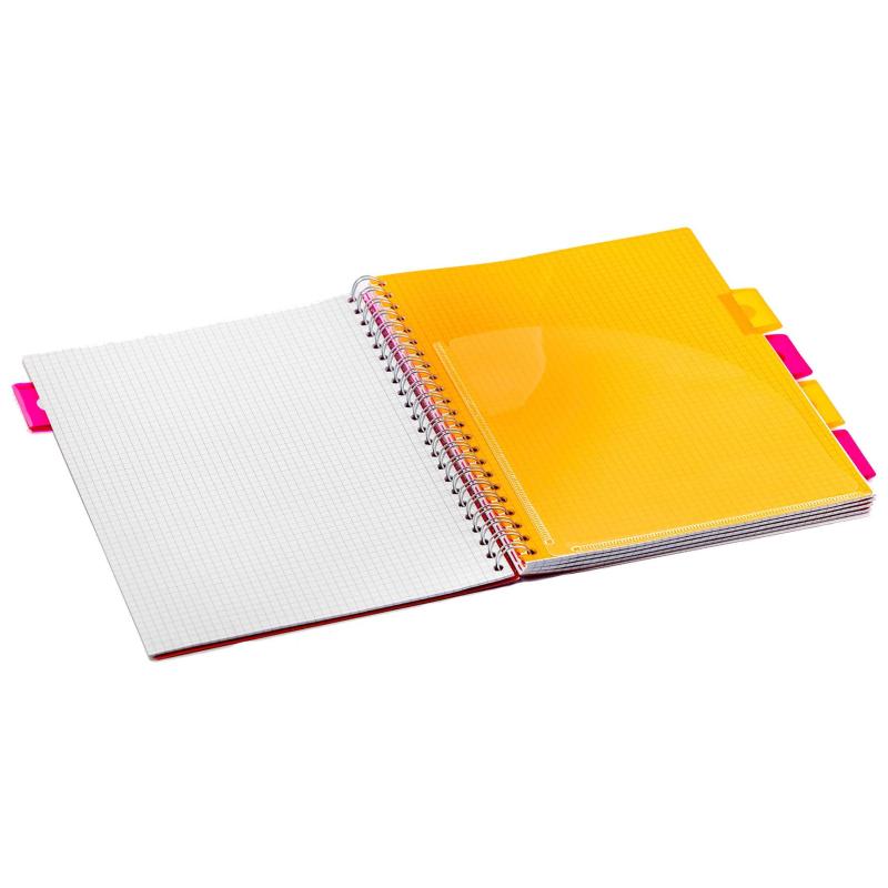 KOŁOZESZYT A4# PROJECT BOOK POMARAŃCZOWY
