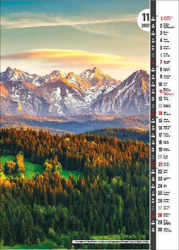 KALENDARZ WIELOPLANSZOWY TATRY JOTAN STANDARD
