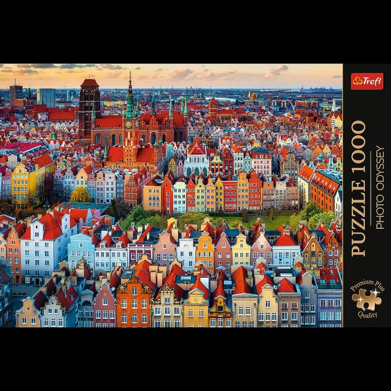 PUZZLE 1000 TREFL WIDOK NA GDAŃSK POLSKA